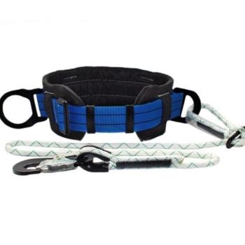 Пояс безлямочный ПБ1 со стропом из плетеного шнура и карабином К20 Пояс безлямочный ПБ1 со стропом из плетеного шнура и карабином К20