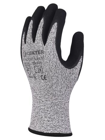 Рукавички від порізів 5 рівень з нітриловим покриттям HCR233 CENTER
