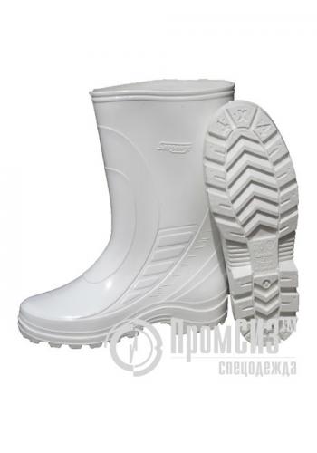 Чоботи ПВХ білі чоловічі