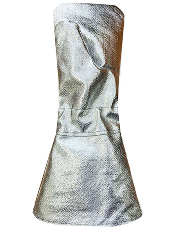 Рукавицы с крагами алюминизированные