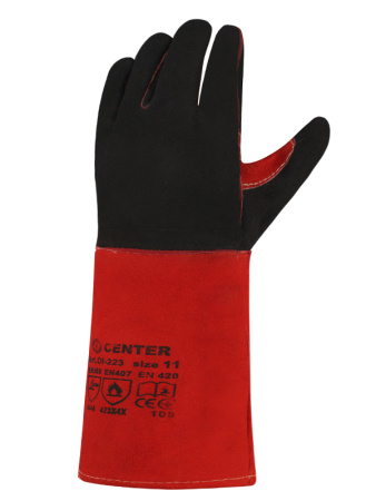 Перчатки краги сварщика усиленные DI-223 CENTER