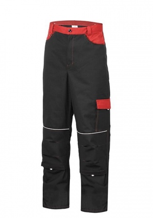 Брюки летние CENTER-01S черный-красный Брюки летние CENTER-01S черный-красный