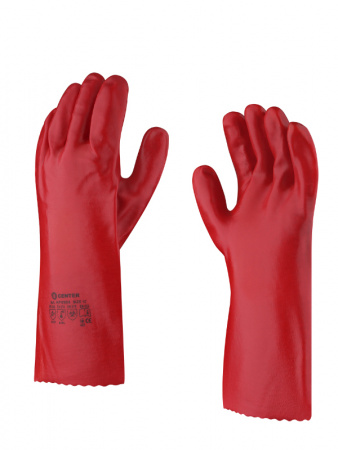 Перчатки химстойкие  ПВХ HPV904 CENTER