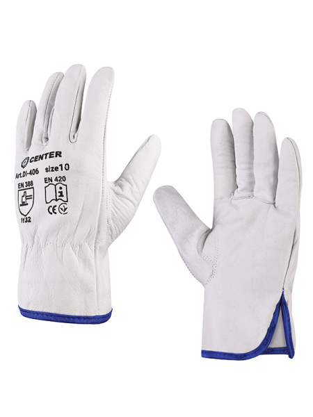 Перчатки кожаные DI-406 CENTER Перчатки кожаные DI-406 CENTER