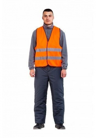 Жилет сигнальний Люкс (помаранчевий)