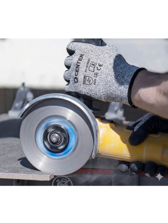 Перчатки от порезов 5 уровень с нитриловым покрытием HCR233 CENTER