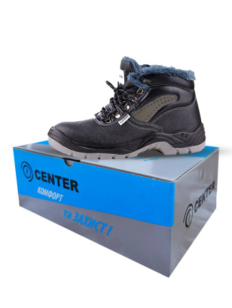 Черевики шкіряні утеплені CENTER S1-M1W /метал/