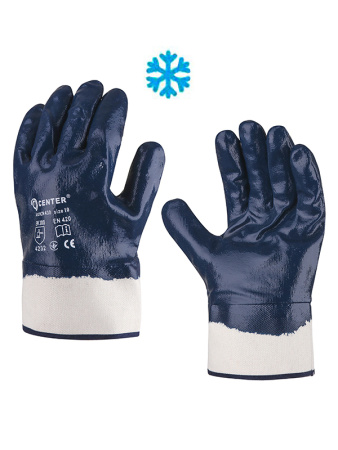 Перчатки нитриловые утепленные HСN430W CENTER