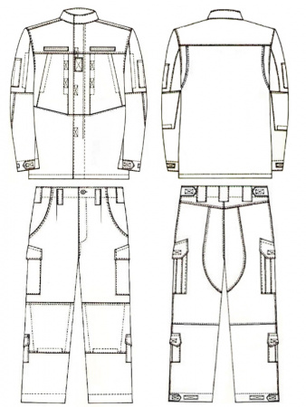 Костюм военно-полевой камуфляжный