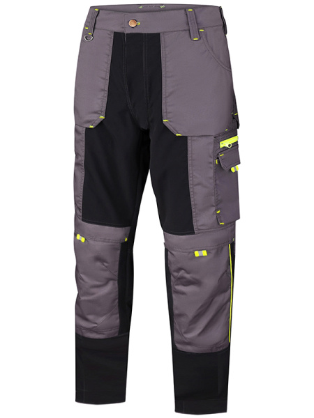 Брюки рабочие CENTER-05S серый-черный /стрейч/