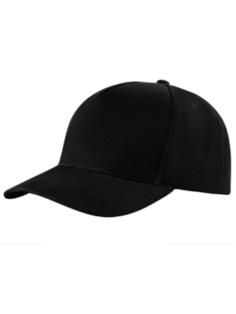 Кепка CENTER-02S хлопок черная