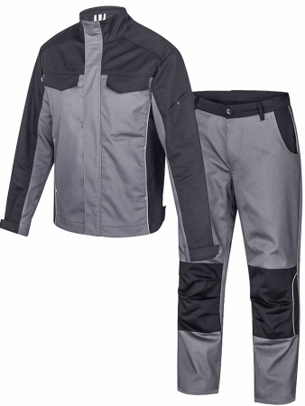 Полукомбинезон рабочий CENTER-04S серый-черный Полукомбинезон рабочий CENTER-04S серый-черный