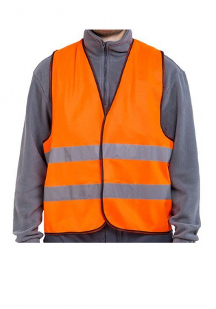 Жилет сигнальний Люкс (помаранчевий)