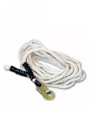 Фал рятувальний канатний 12 м з одним карабіном