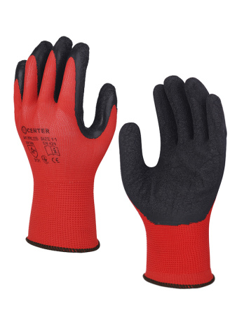 Перчатки с латексным вспененным покрытием HNL235 CENTER