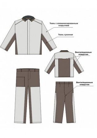 Костюм рабочий Прометей Плюс CENTER-038AL
