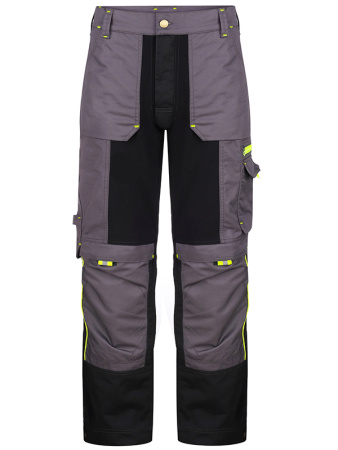 Брюки рабочие CENTER-05S серый-черный /стрейч/