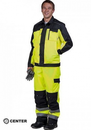 Куртка летняя CENTER-03/1S желтый-черный