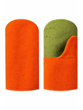 Рукавицы х/б с брезентовым наладонником ОП (оранжевые)