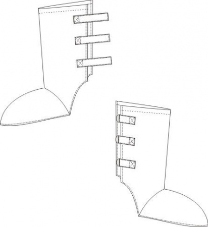 Бахилы алюминизированные CENTER-041AL