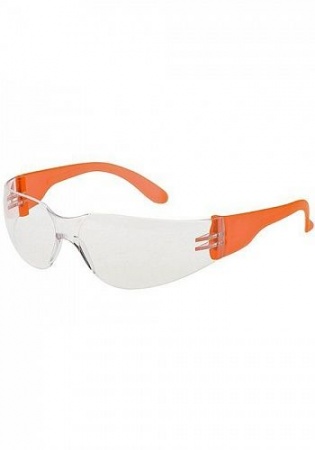 Очки защитные открытые PW32 Portwest оранжевая дужка