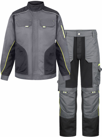 Костюм рабочий CENTER-05S серый-черный