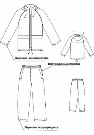 Костюм ПВХ (зеленый) Костюм ПВХ (зеленый)
