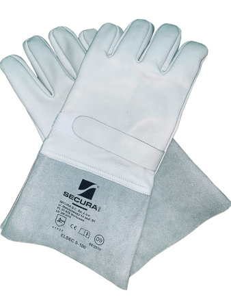 Перчатки спилковые SECURA ELSEC S-100