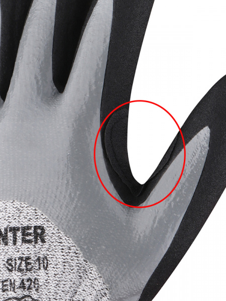 Перчатки маслобензостойкие с защитой от порезов HCR272 CENTER