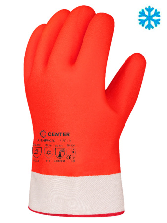 Перчатки ПВХ утепленные CENTER HPV920