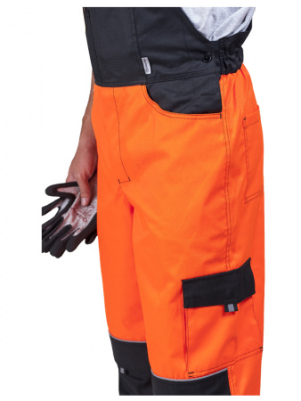 Полукомбинезон летний CENTER-03S оранж-черный Полукомбинезон летний CENTER-03S оранж-черный