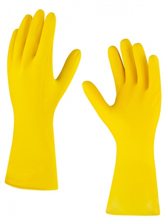 Перчатки латексные хозяйственные HHL501 CENTER