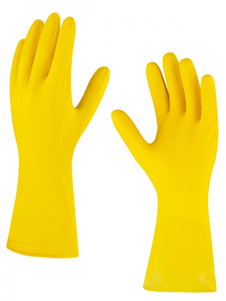 Перчатки латексные хозяйственные HHL501 CENTER