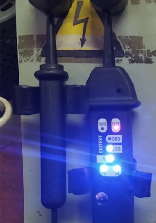 Указатель напряжения (12-380V AC/DC) ЭКИТЕСТ 12/380-4К-006 (цветная индикация))