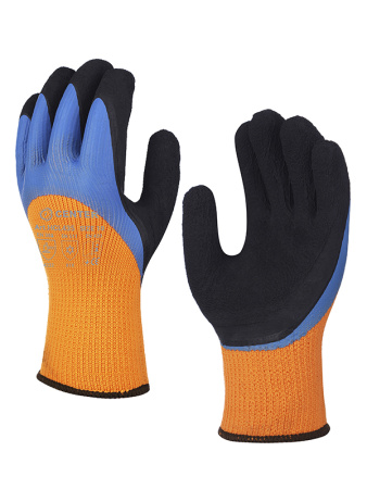 Перчатки утепленные с двойным латексным покрытием CENTER HCL435