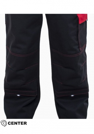 Брюки летние CENTER-01S черный-красный-6 Брюки летние CENTER-01S черный-красный-6