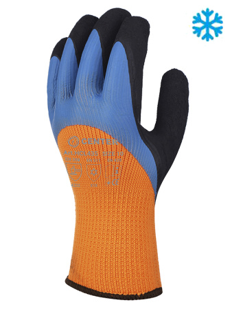 Перчатки утепленные с двойным латексным покрытием CENTER HCL435