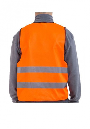 Жилет сигнальний Люкс (помаранчевий)