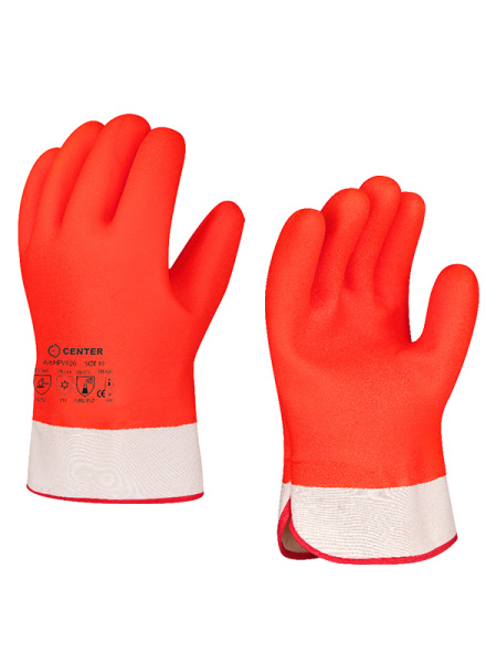 Перчатки ПВХ утепленные CENTER HPV920