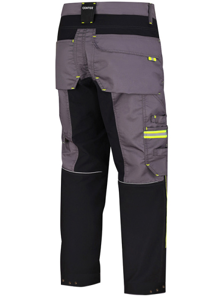 Брюки рабочие CENTER-05S серый-черный /стрейч/