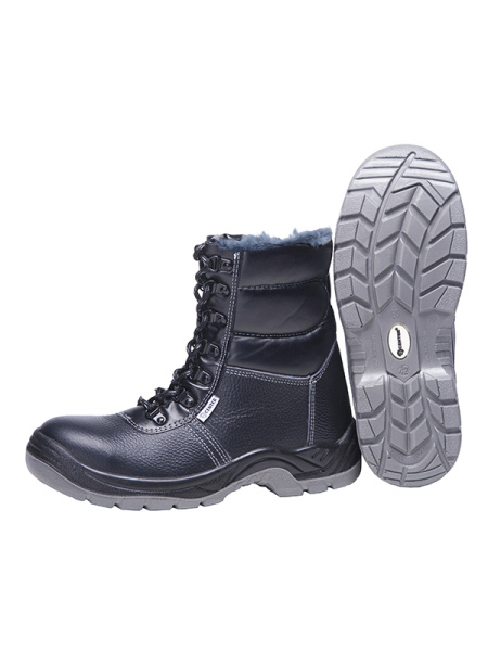 Ботинки с берцами утепленные кожаные CENTER S3-C5W /композит/