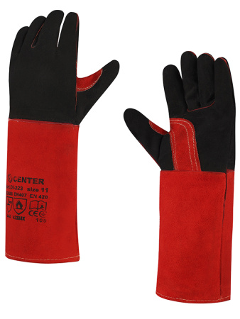 Перчатки краги сварщика усиленные DI-223 CENTER