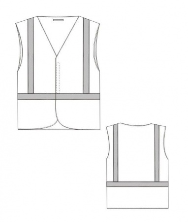 Жилет сигнальный "Дорожник С2"