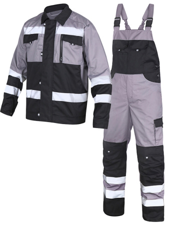 Полукомбинезон летний CENTER-03S серый-черный