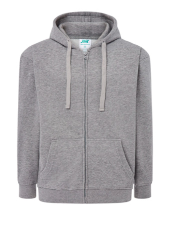 Куртка утепленная с капюшоном серая