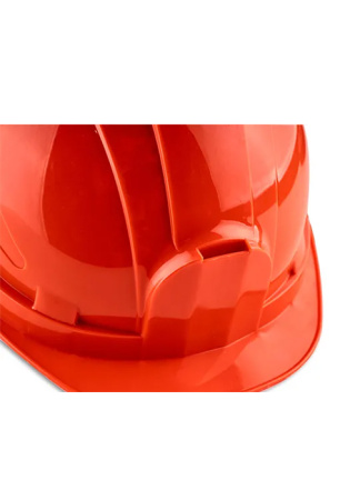 Каска защитная GUARD красная (лента)