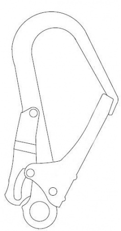 Карабин-крюк большой S-634