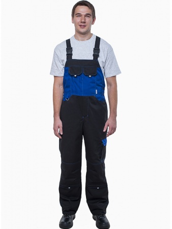 Полукомбинезон летний CENTER-01S черный-синий-2 Полукомбинезон летний CENTER-01S черный-синий-2