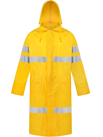 Плащ ПВХ для защиты от воды CENTER 07SЕ желтый