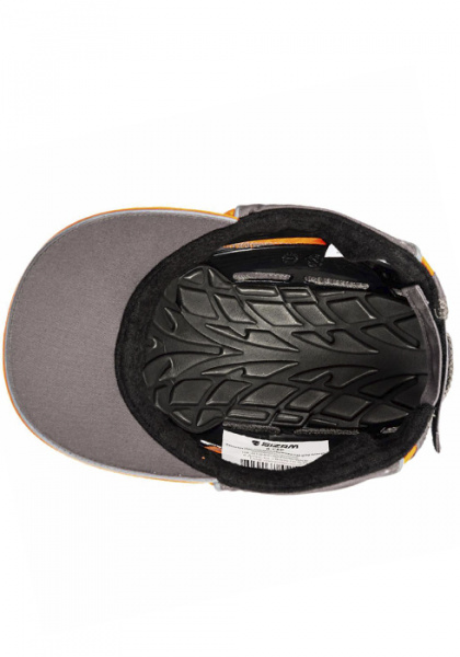 Каскетка защитная B-CAP серо-оранжевая